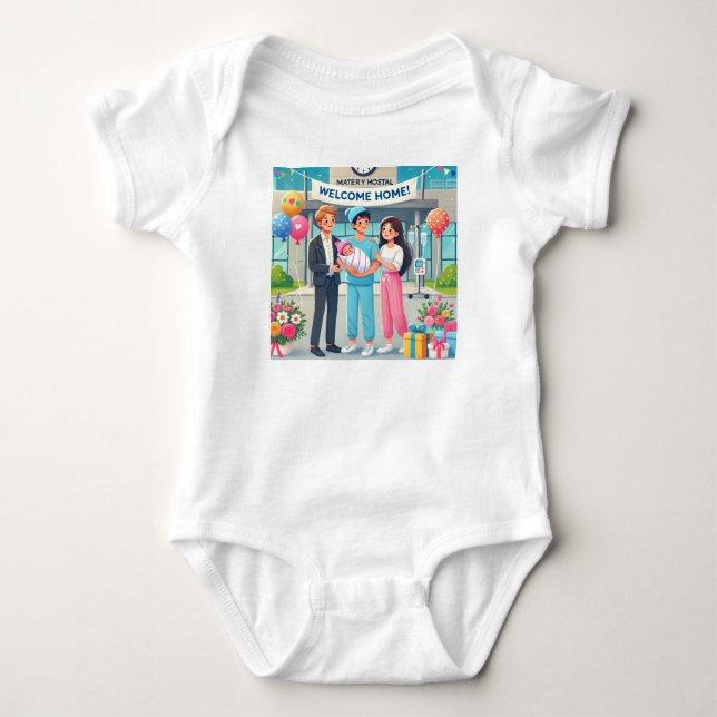 Body Para Bebê Fatos de bebê e peças individuais (Frente)