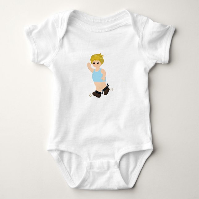 Body Para Bebê Fatos de bebê e peças individuais (Frente)