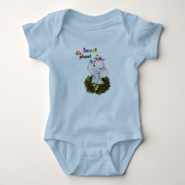 Body Para Bebê Fatos de bebê e peças individuais (Frente)