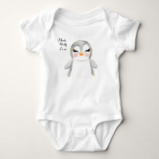 Body Para Bebê Fatos de bebê T-Shirt para bebê feito de amor