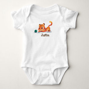Body Para Bebê fatos de tigre fofos