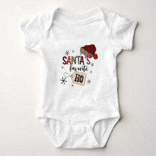 Body Para Bebê Favorito do Papai Noel