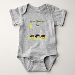 Body Para Bebê Fazenda de Vacas