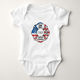 Body Para Bebê FDNY Fire Department City Of New York