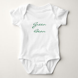 Body Para Bebê Feijão verde