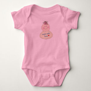 Body Para Bebê Feita Com A Menina Do Amor