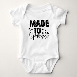 Body Para Bebê Feita para Sparkle Baby Jersey Bodycase