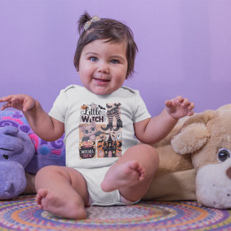 Body Para Bebê Feiticeiro Pequeno Halloween