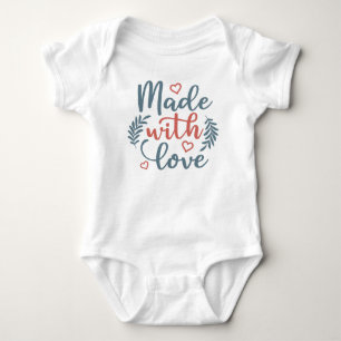 Body Para Bebê Feito com Amor
