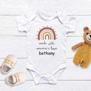 Body Para Bebê Feito Com o Amor da Mamãe – Fofo