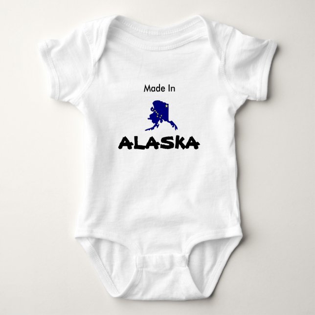 Body Para Bebê feito em Alaska (Frente)