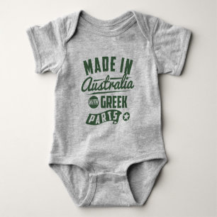 Body Para Bebê Feito em Austrália com peças gregas
