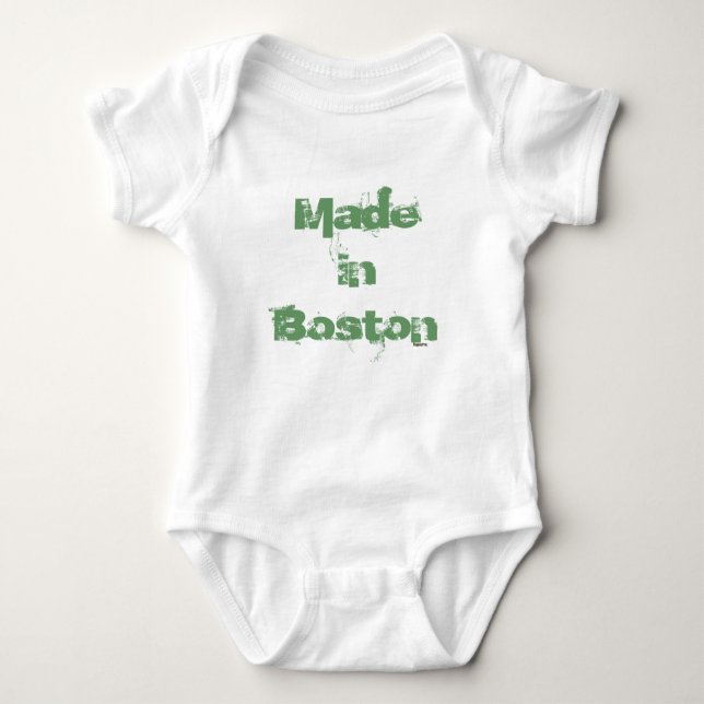Body Para Bebê Feito em Boston (Frente)