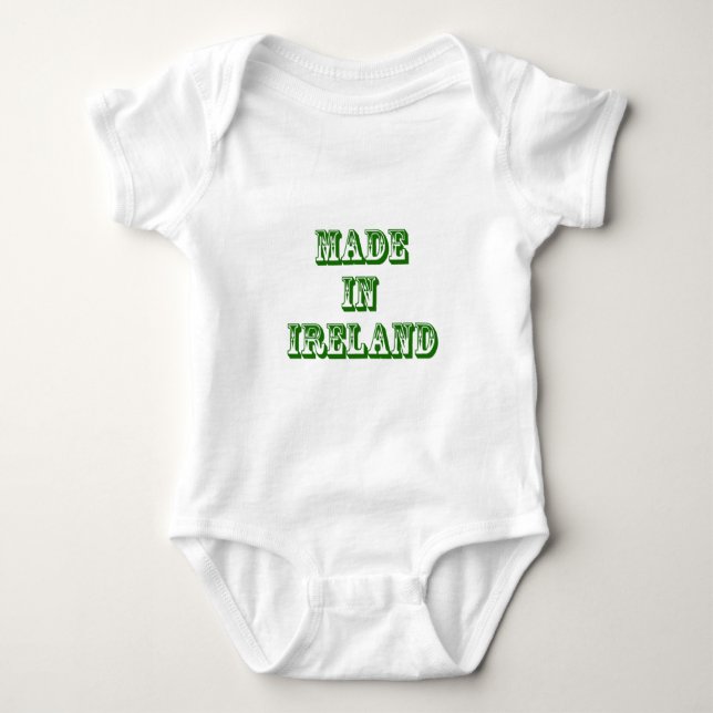 Body Para Bebê feito em ireland (Frente)
