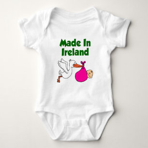 Body Para Bebê Feito em Ireland (menina)
