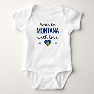 Body Para Bebê Feito em Montana com amor