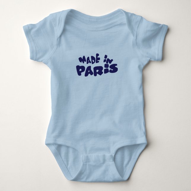 BODY PARA BEBÊ FEITO EM PARIS (Frente)