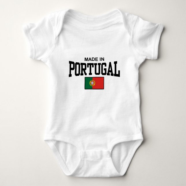 Body Para Bebê Feito Em Portugal (Frente)