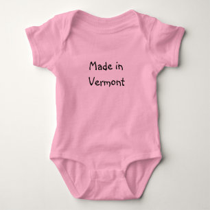 Body Para Bebê Feito em Vermont infantil Creeper