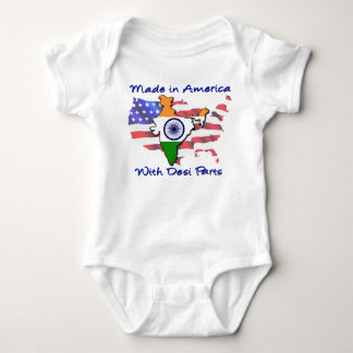 Body Para Bebê Feito na América com Desi Parts