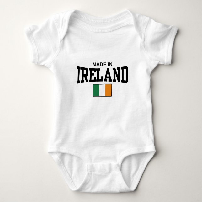 Body Para Bebê Feito Na Irlanda (Frente)