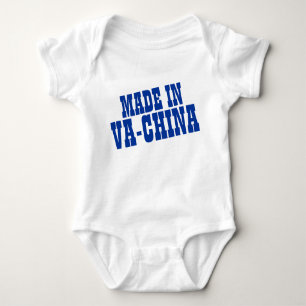 Body Para Bebê Feito na piada engraçada do bebê de VaChina