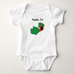 Body Para Bebê Feito no bodysuit do bebê da Zâmbia