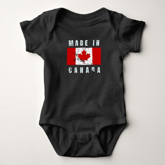 Body Para Bebê feito no canadá (Frente)