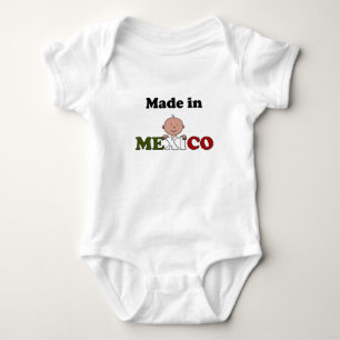 Body Para Bebê Feito no t-shirt de México