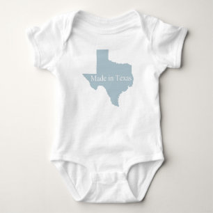 Body Para Bebê Feito no Texas Blue Criança Creeper Romper