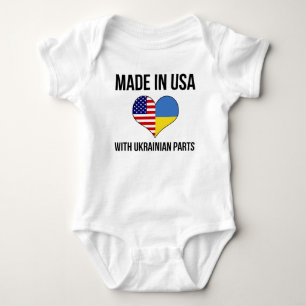 Body Para Bebê Feito nos EUA com peças ucranianas