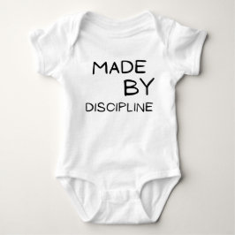 Body Para Bebê Feito por Disciplina Texto Motivacional Design Cam
