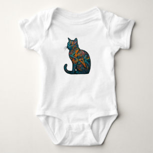 Body Para Bebê Feline Inferno