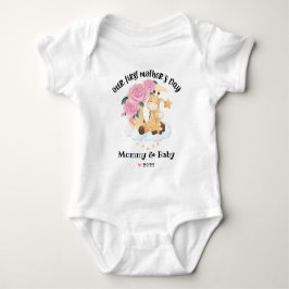 Body Para Bebê Feliz 1º Dia das Mães Bebê Bodysuit