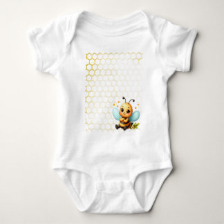 Body Para Bebê Feliz Abelhinha