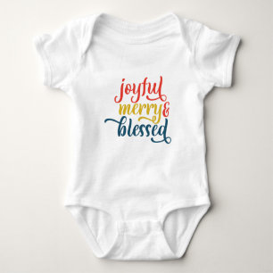Body Para Bebê Feliz Abençoada, Bênção - Feriado Doce B