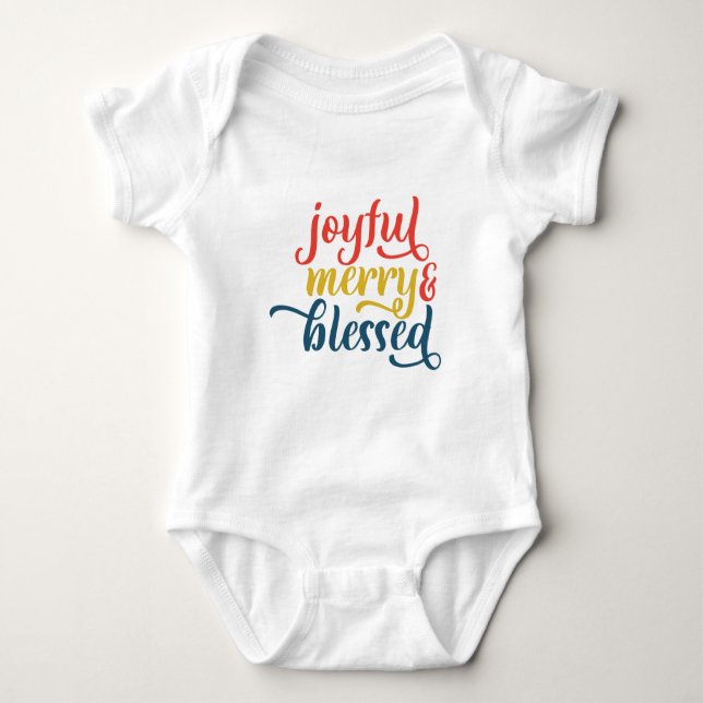 Body Para Bebê Feliz Abençoada, Bênção - Feriado Doce B (Frente)