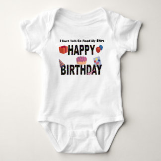 Body Para Bebê Feliz aniversario!!!