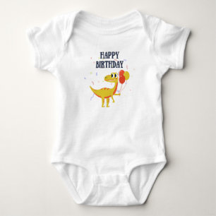 Body Para Bebê Feliz aniversário