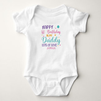 Body Para Bebê Feliz Aniversário Personalizado | primeiro anivers