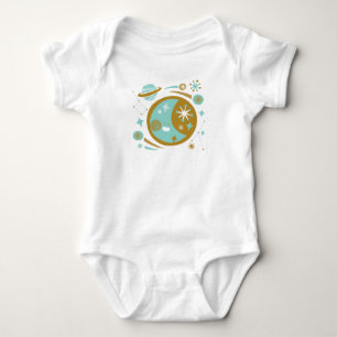 Body Para Bebê Feliz Bebê Moon Bonitão
