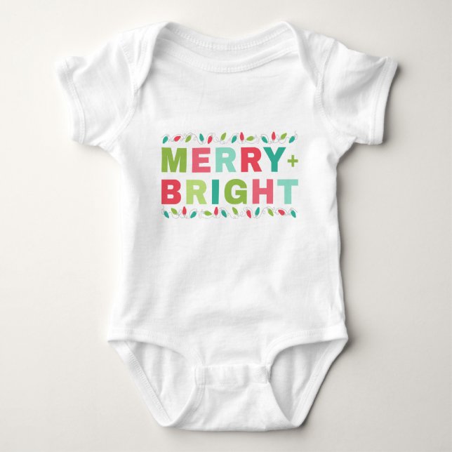 Body Para Bebê Feliz + Bright Baby Holidy Bodyfit (Frente)