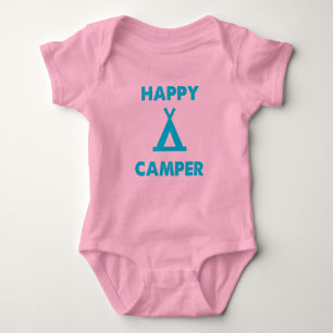 Body Para Bebê Feliz Camper - Baby One Piece Body Suit