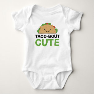 Body Para Bebê Feliz Design de Mão Desenhada Taco-Bout