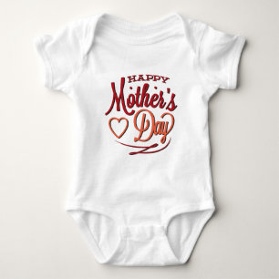 Body Para Bebê Feliz Dia das Mães