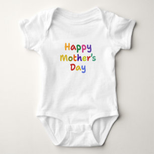 Body Para Bebê Feliz Dia das Mães