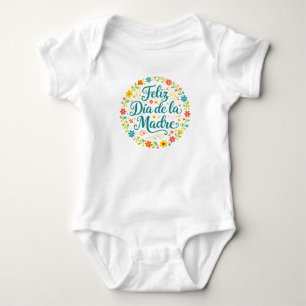 Body Para Bebê Feliz Dia Das Mães Calligraphy   