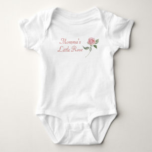 Body Para Bebê Feliz dia de as mães Floral Rosa Cor-de-Rosa Perso