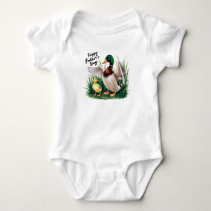 Body Para Bebê Feliz Dia de os pais Patos