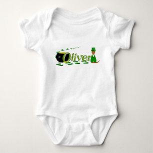 Body Para Bebê Feliz Dia de São Patrício Oliver